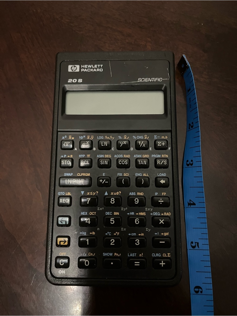 Vintage 1987 Hewlett-Packard HP-20S Scientific Calculator Black w/ Instructions - Picture 10 of 11